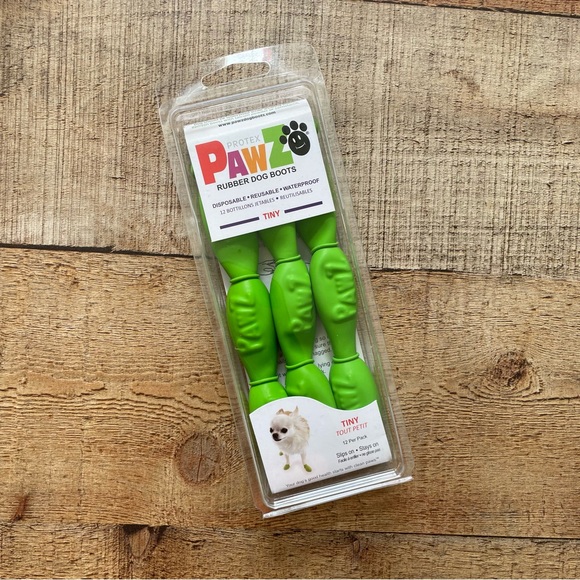 PAWZ Dog Pawz Rubber Dog Booties Waterproof Snow Boots For Dogs New